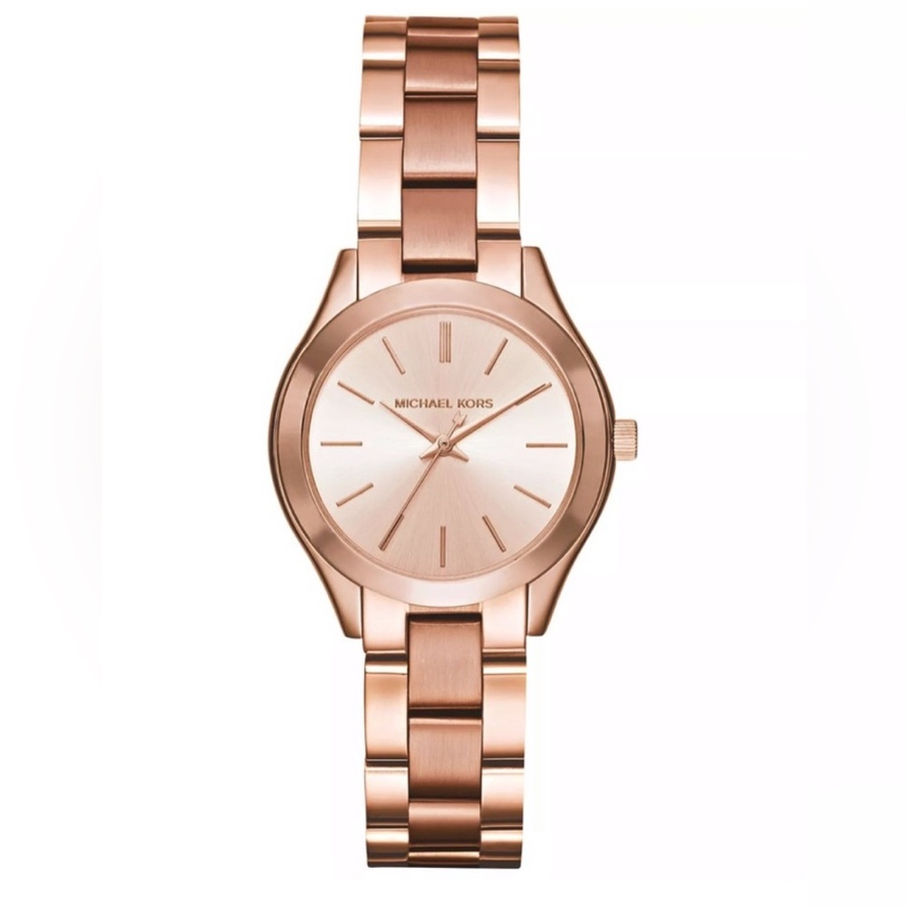 Gently used Michael Kors rose gold watch 33mm